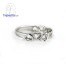แหวนทองคำขาว แหวนคู่ แหวนแต่งงาน แหวนหมั้น -R1265WG-18K